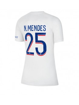 Paris Saint-Germain Nuno Mendes #25 Ausweichtrikot für Frauen 2022-23 Kurzarm